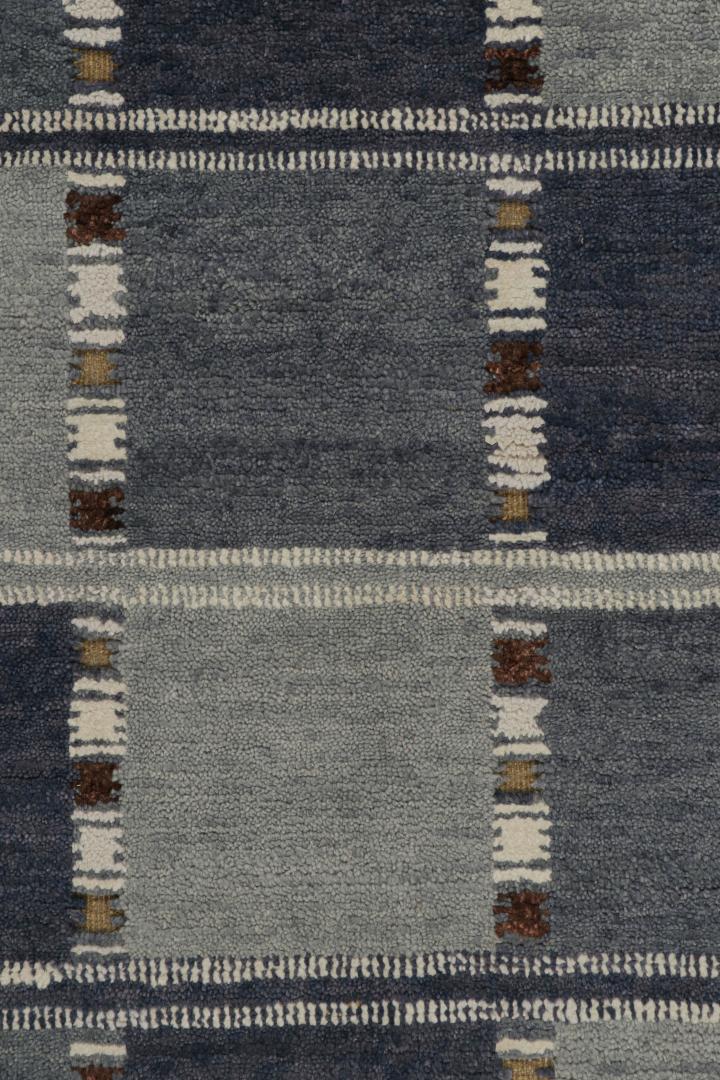 Scandinavian geometric rug