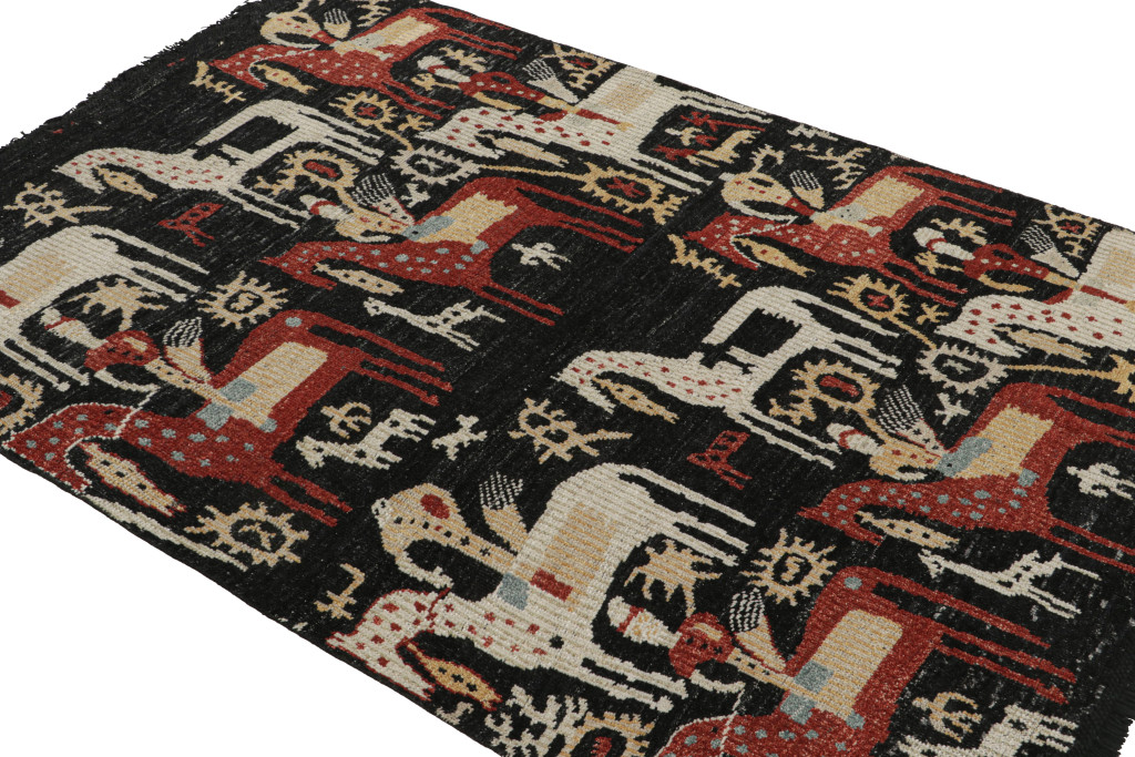 Modern Pictorial Caucasian Rug