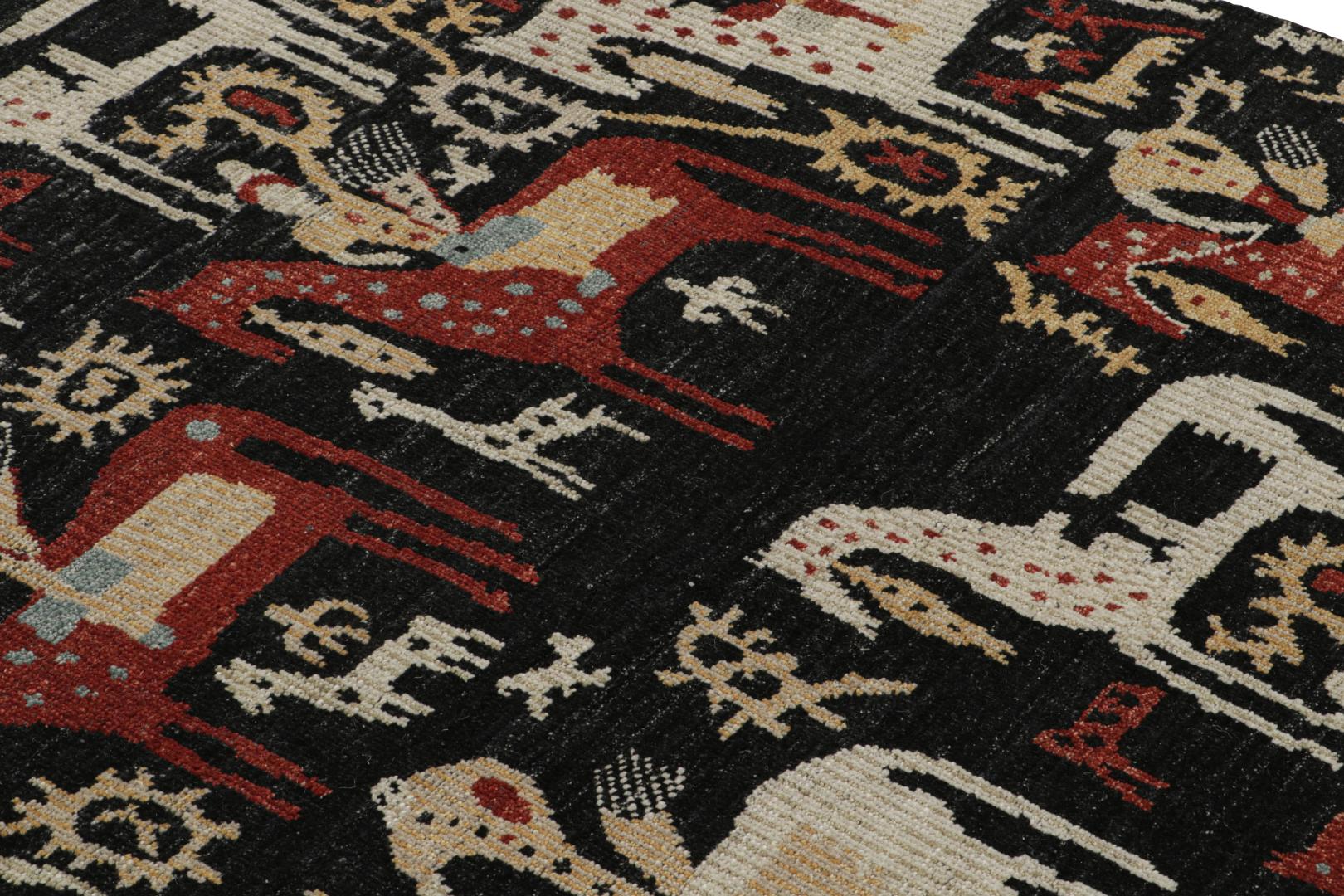 Modern Pictorial Caucasian Rug