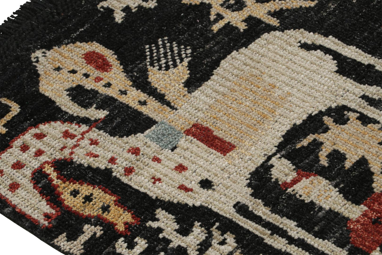 Modern Pictorial Caucasian Rug