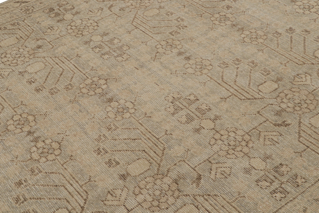 Khotan Samarkand Style Rug with Floral Motifs