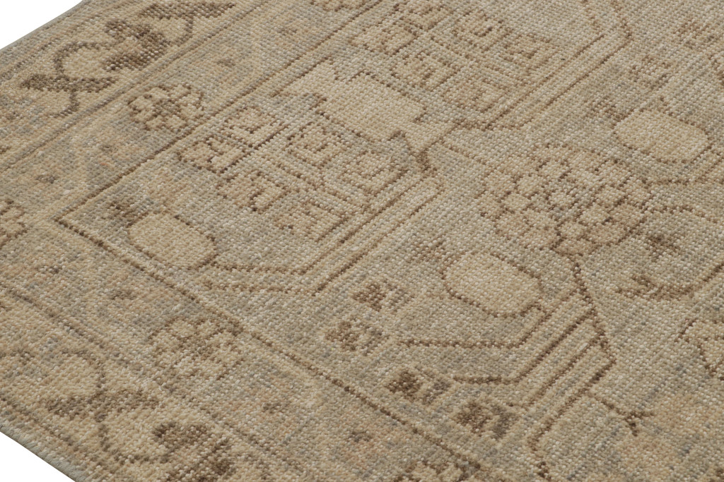 Khotan Samarkand Style Rug with Floral Motifs