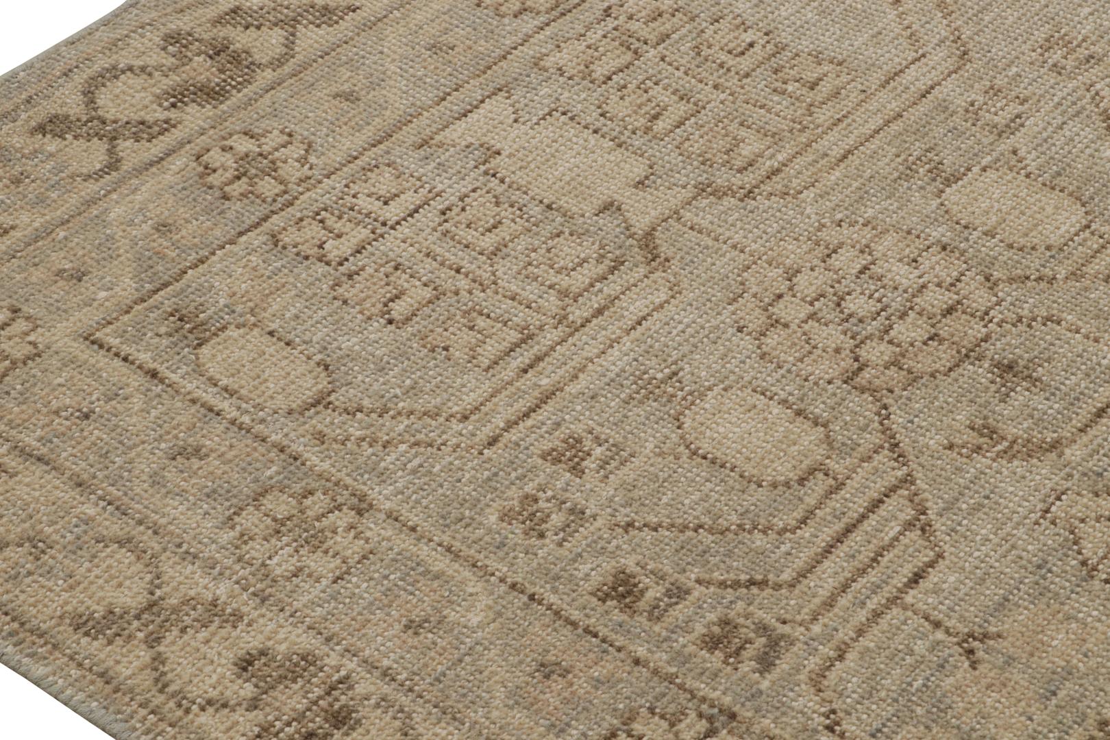 Khotan Samarkand Style Rug with Floral Motifs