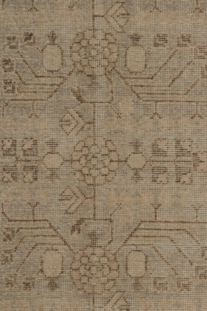 Khotan Samarkand Style Rug with Floral Motifs