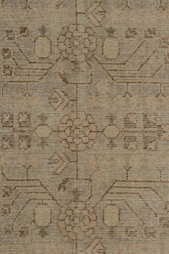 Khotan Samarkand Style Rug with Floral Motifs