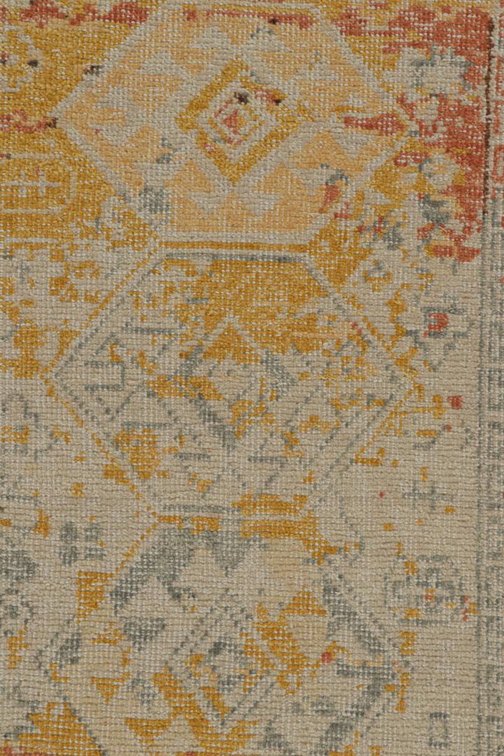 Contemporary Abstract Rug with Painterly Patterns
