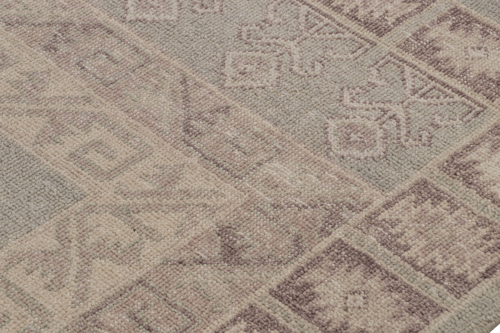 Tribal geometric rug