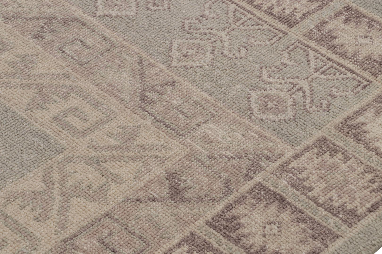Tribal geometric rug