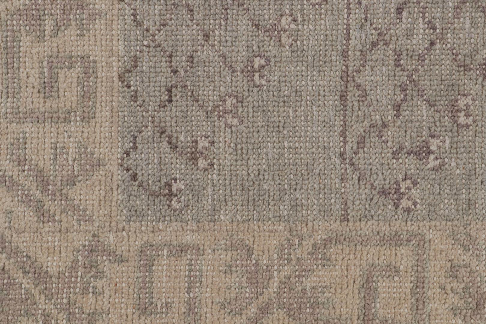 Tribal geometric rug