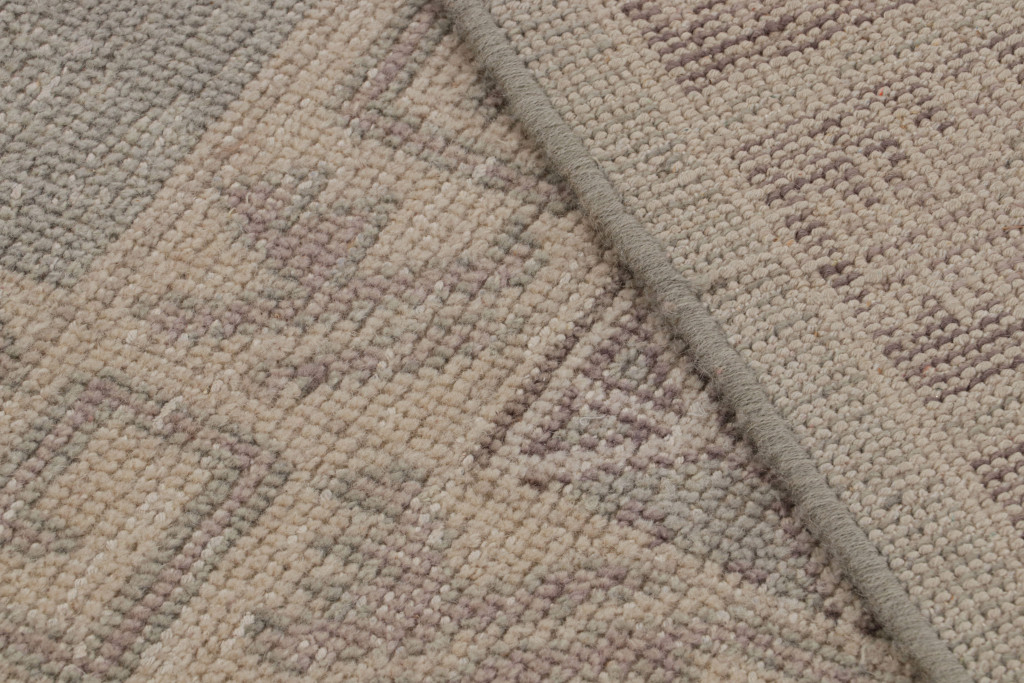 Tribal geometric rug