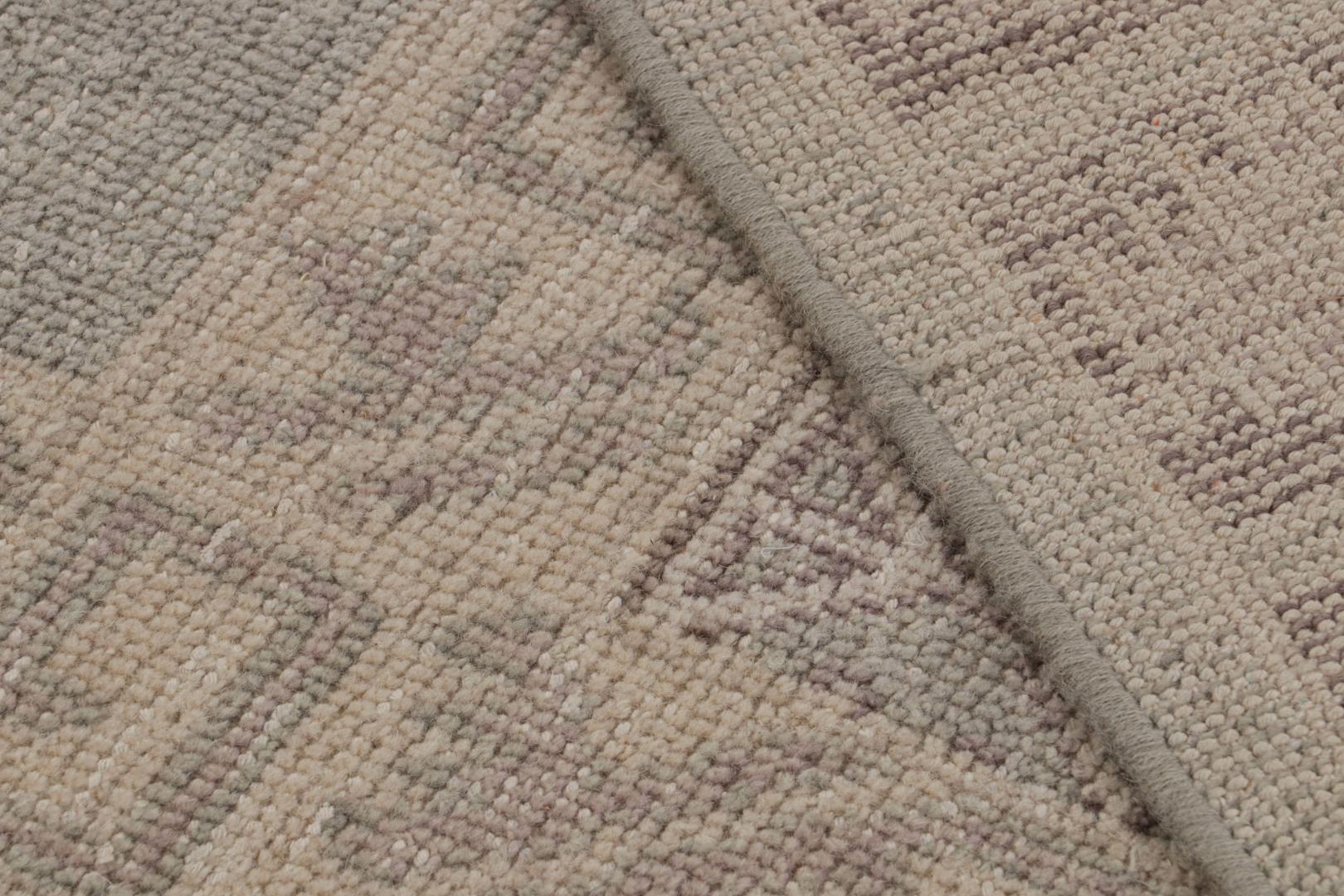 Tribal geometric rug