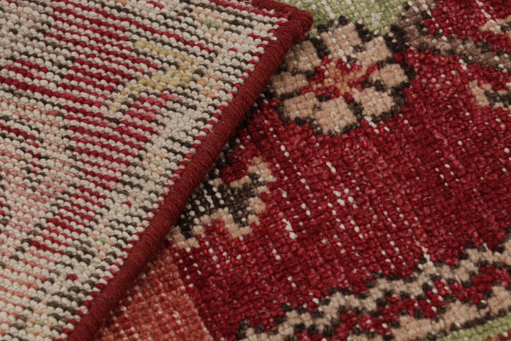 Contemporary Rug with Medallion and Geometric Patterns