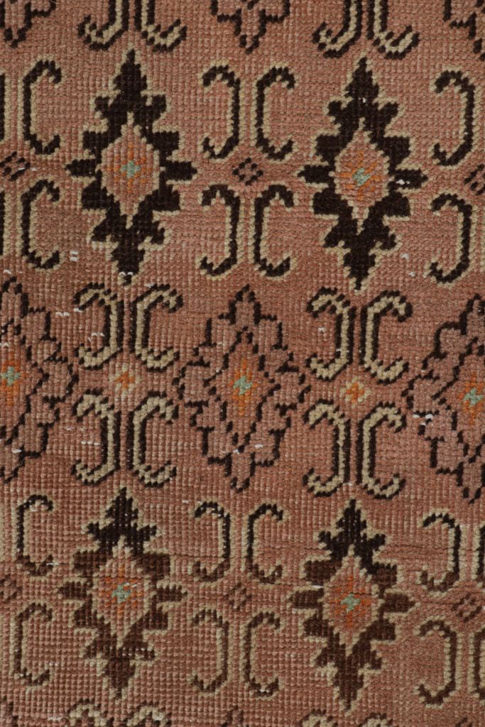 Vintage Turkish Geometric Rug