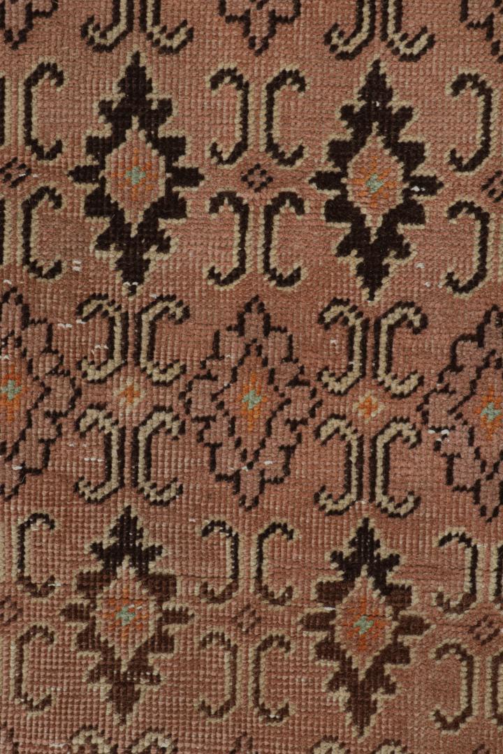 Vintage Turkish Geometric Rug