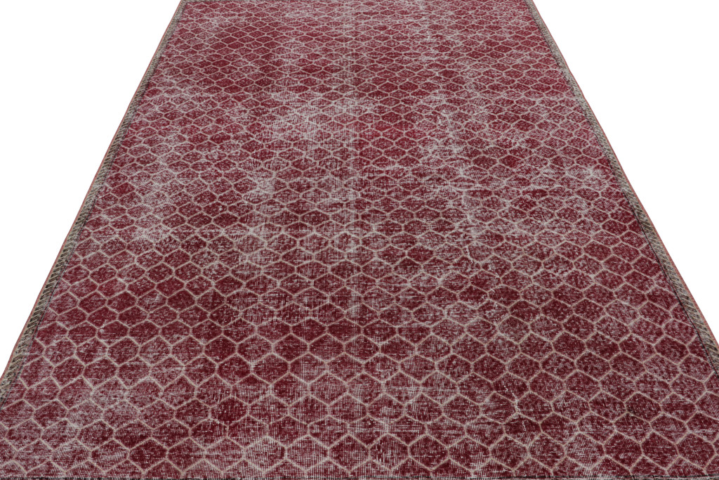 Vintage Zeki Müren Geometric Rug