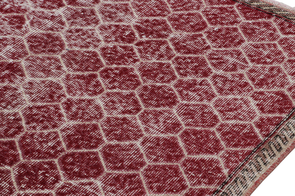 Vintage Zeki Müren Geometric Rug