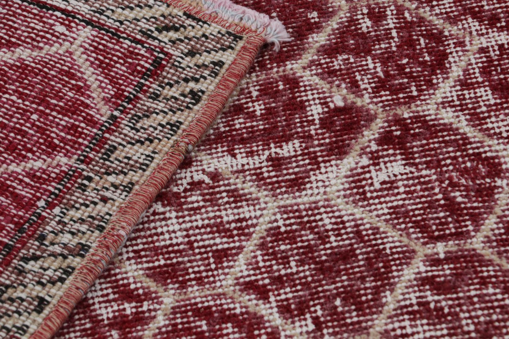 Vintage Zeki Müren Geometric Rug