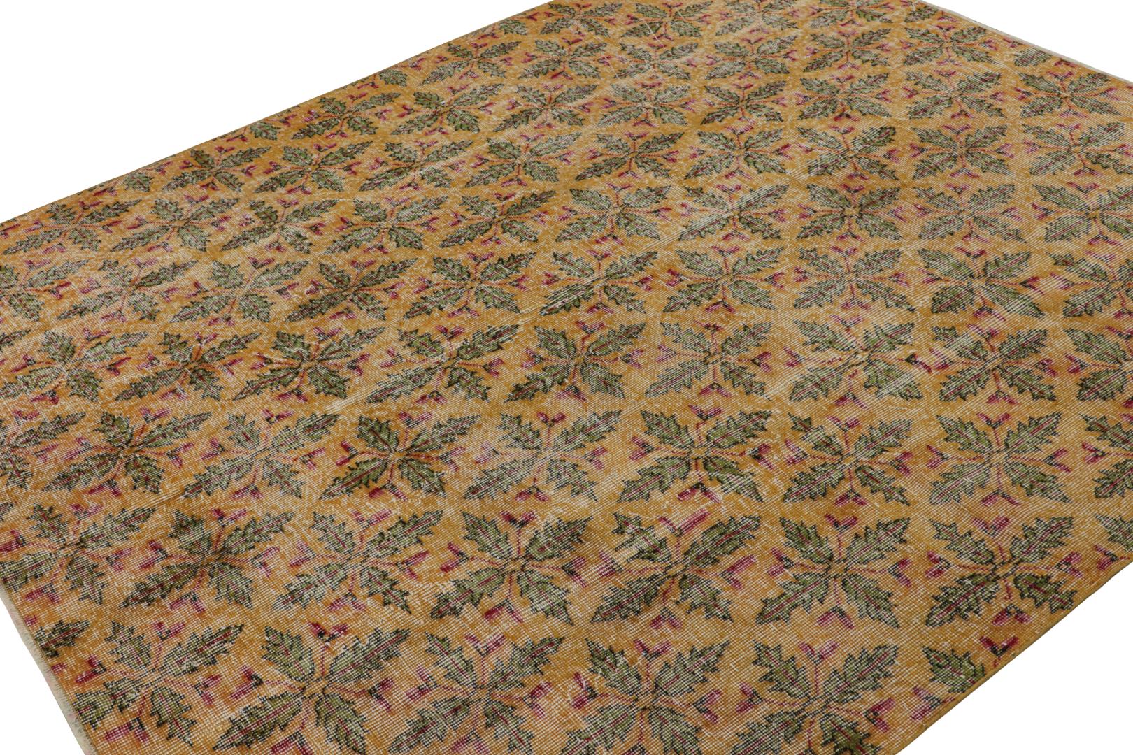 Vintage Zeki Müren Geometric Rug