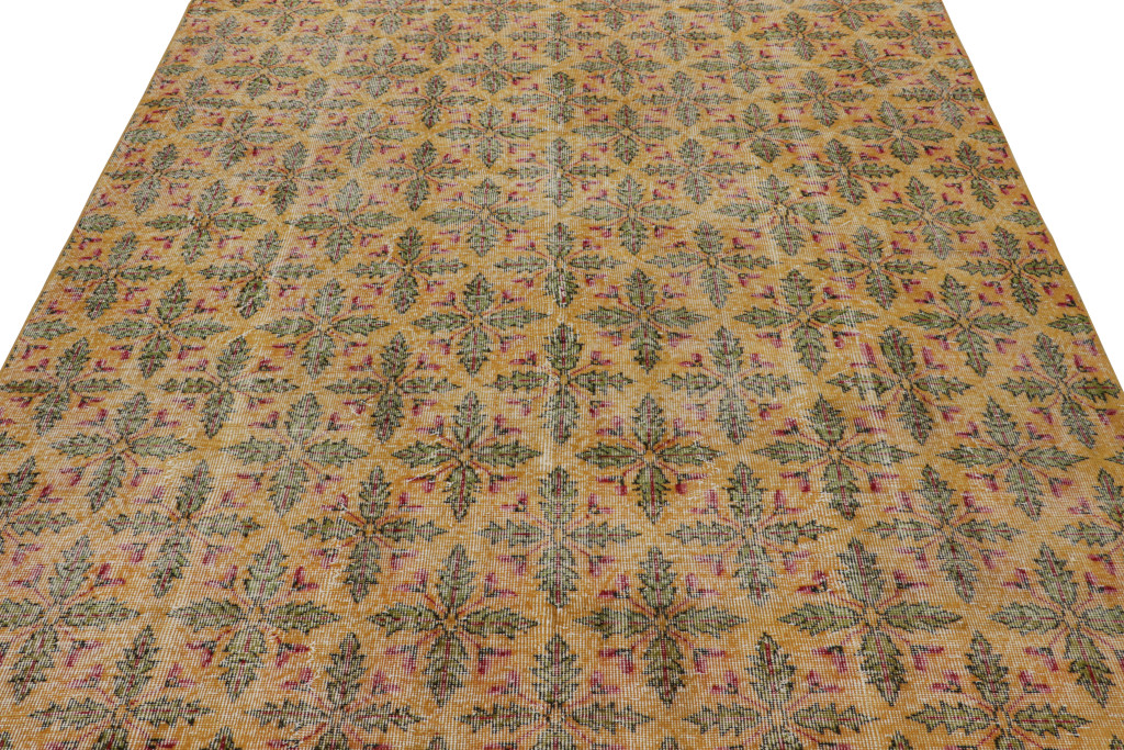 Vintage Zeki Müren Geometric Rug