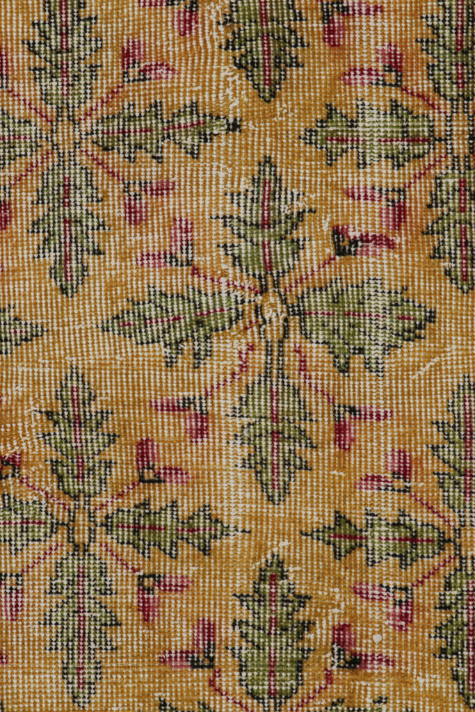 Vintage Zeki Müren Geometric Rug