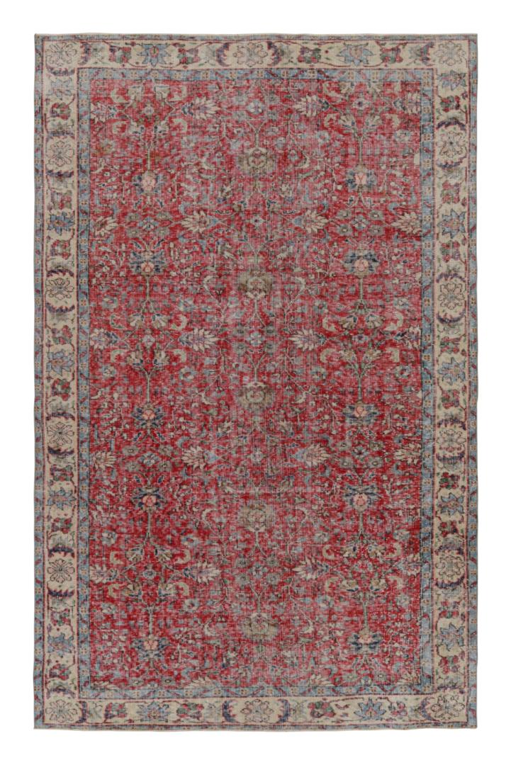 Vintage Zeki Müren Geometric Rug