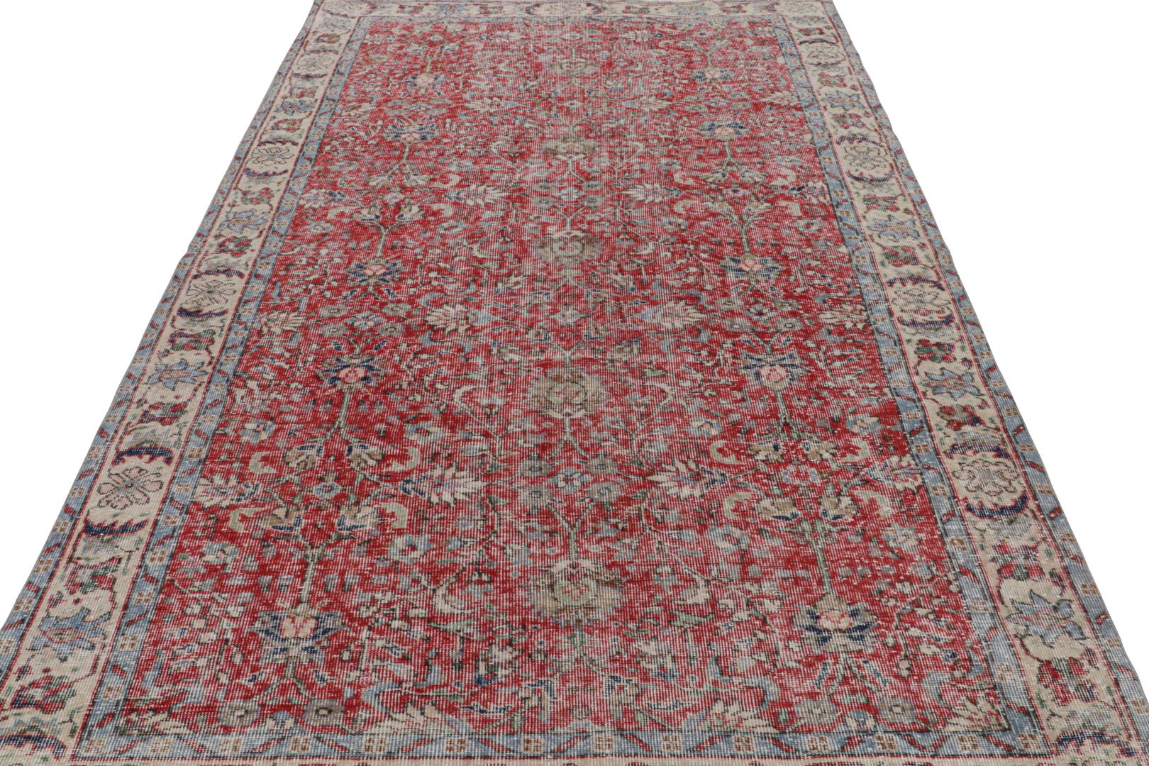 Vintage Zeki Müren Geometric Rug