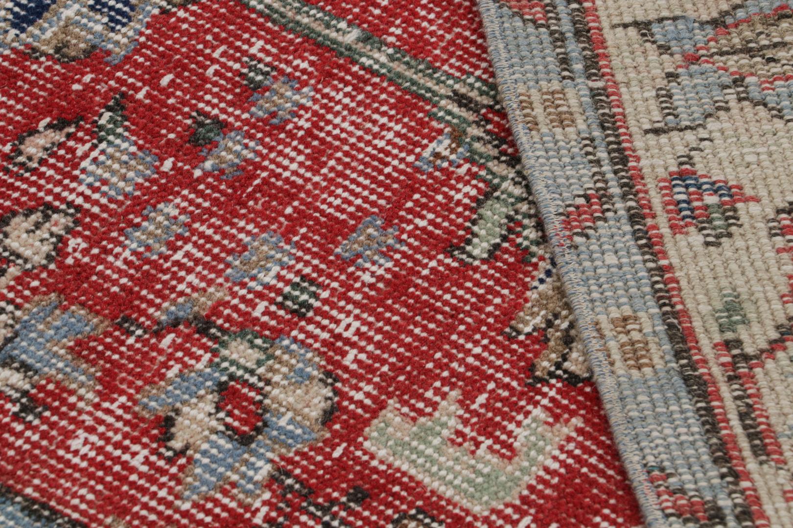 Vintage Zeki Müren Geometric Rug
