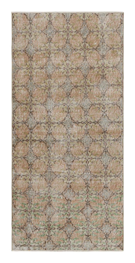 Vintage Zeki Müren Geometric Rug