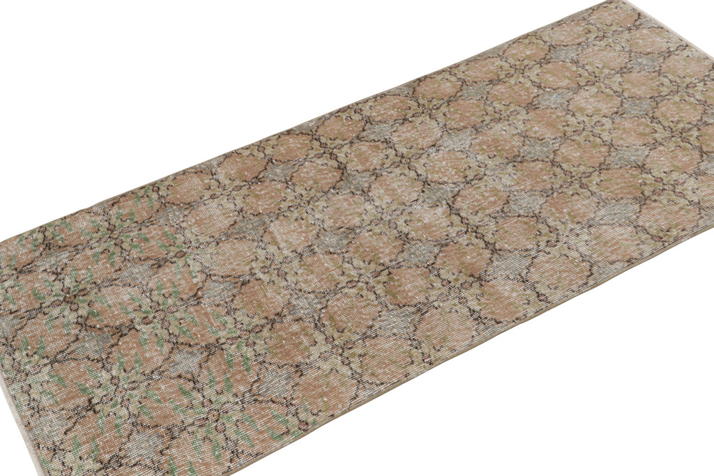Vintage Zeki Müren Geometric Rug
