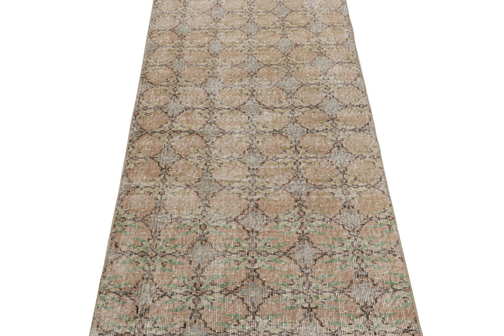Vintage Zeki Müren Geometric Rug