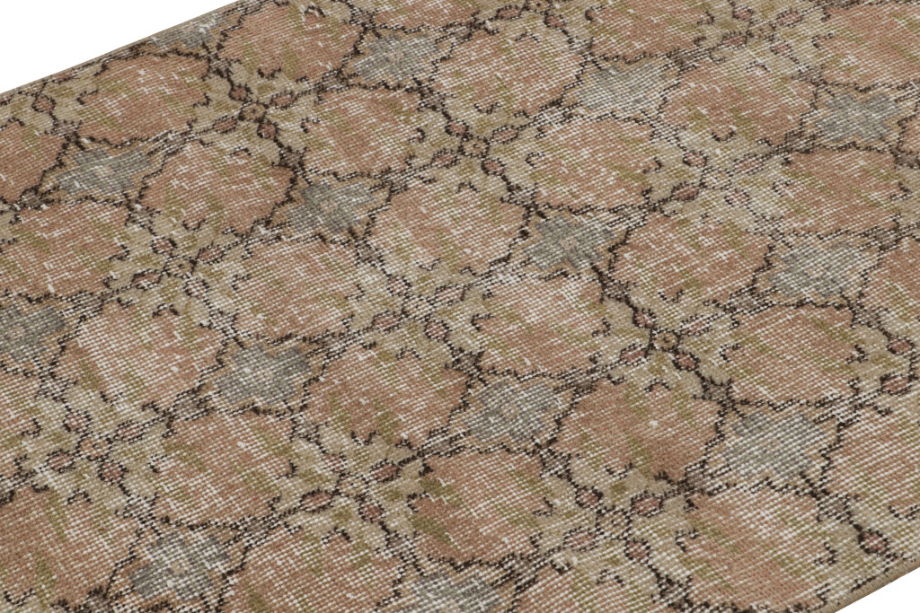 Vintage Zeki Müren Geometric Rug