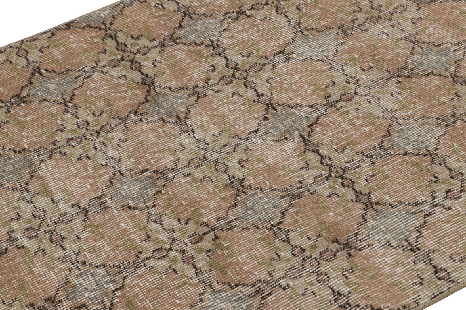 Vintage Zeki Müren Geometric Rug