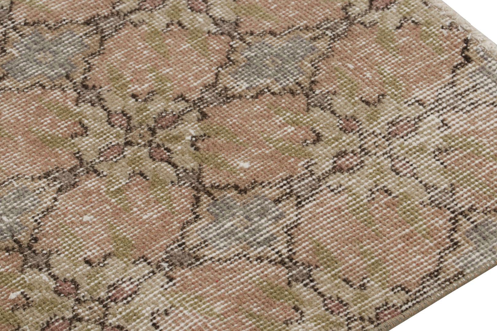 Vintage Zeki Müren Geometric Rug