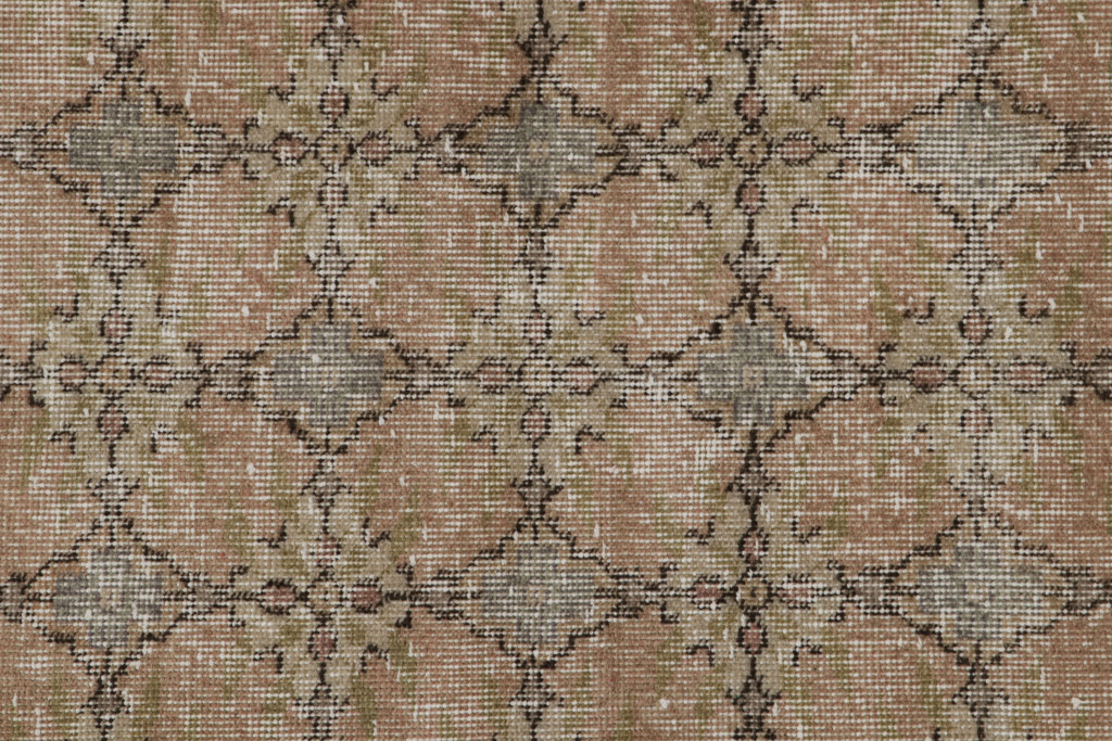 Vintage Zeki Müren Geometric Rug