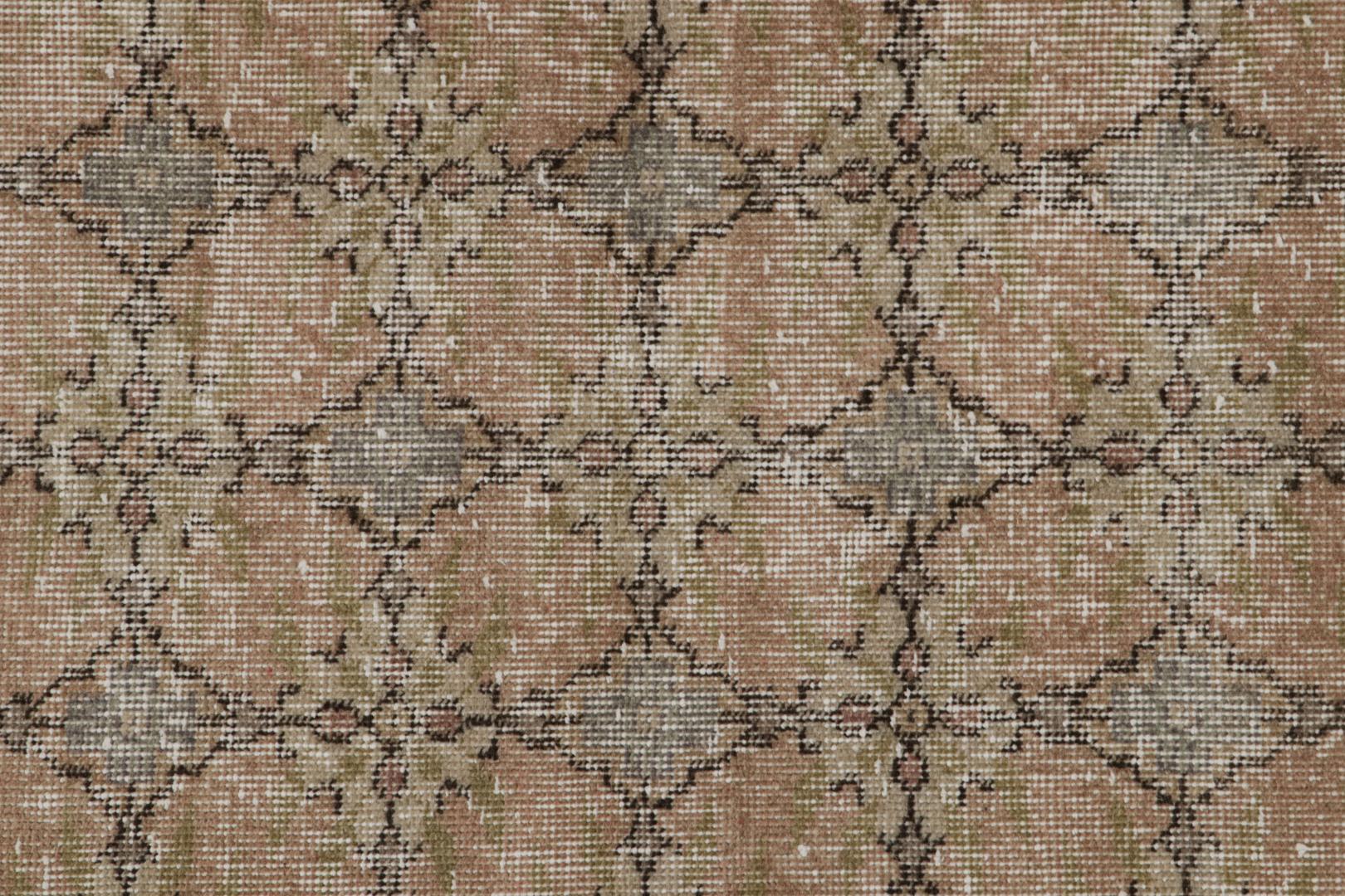 Vintage Zeki Müren Geometric Rug