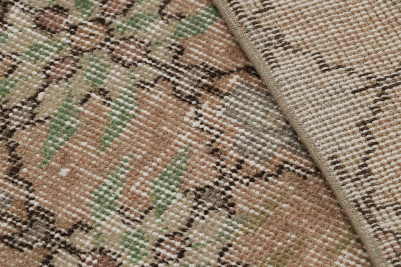Vintage Zeki Müren Geometric Rug