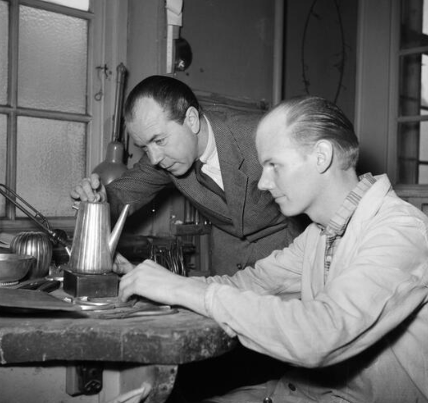 Sigvard Bernadotte and Georg Jensen Sigvard Bernadotte and Georg Jensen