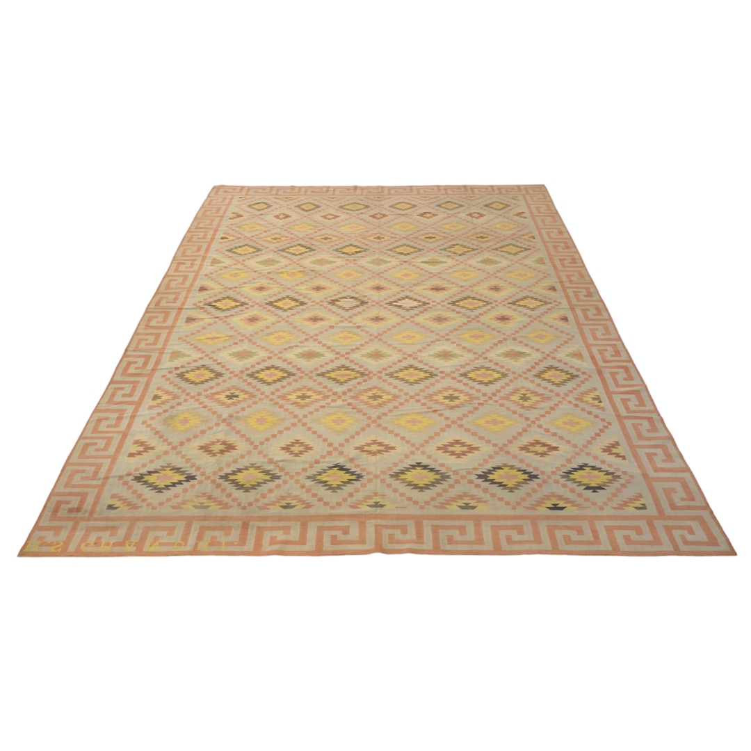 Vintage Dhurrie Runner Rug