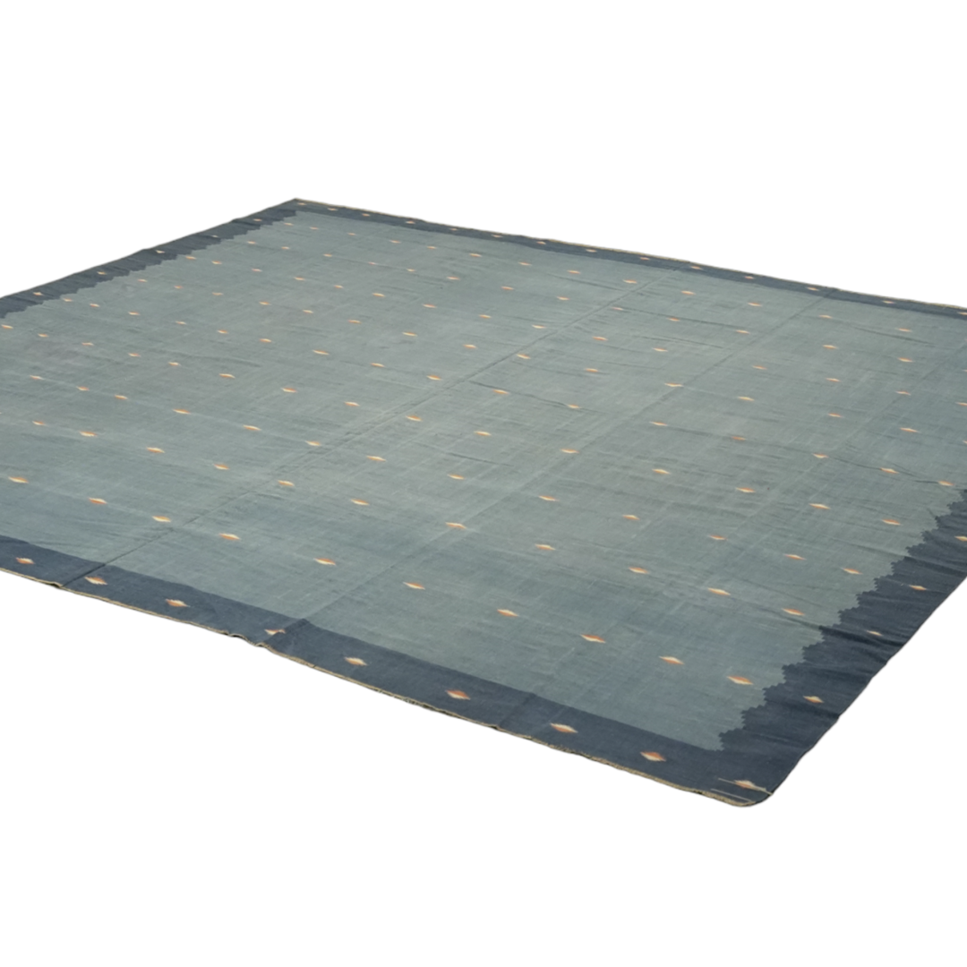 Vintage Dhurrie Square Rug