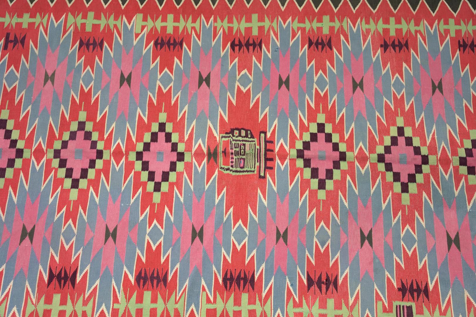 Vintage Dhurrie Runner Rug