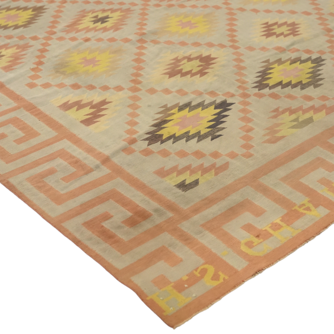 Vintage Dhurrie Runner Rug