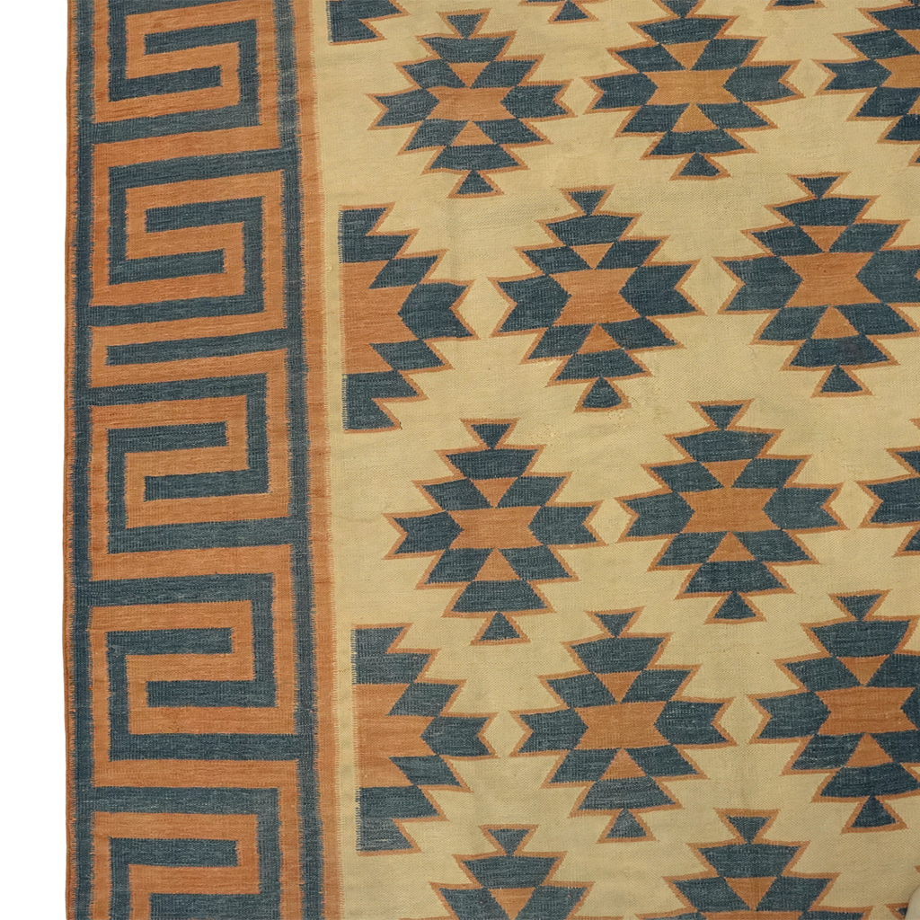 Vintage Dhurrie Square Rug
