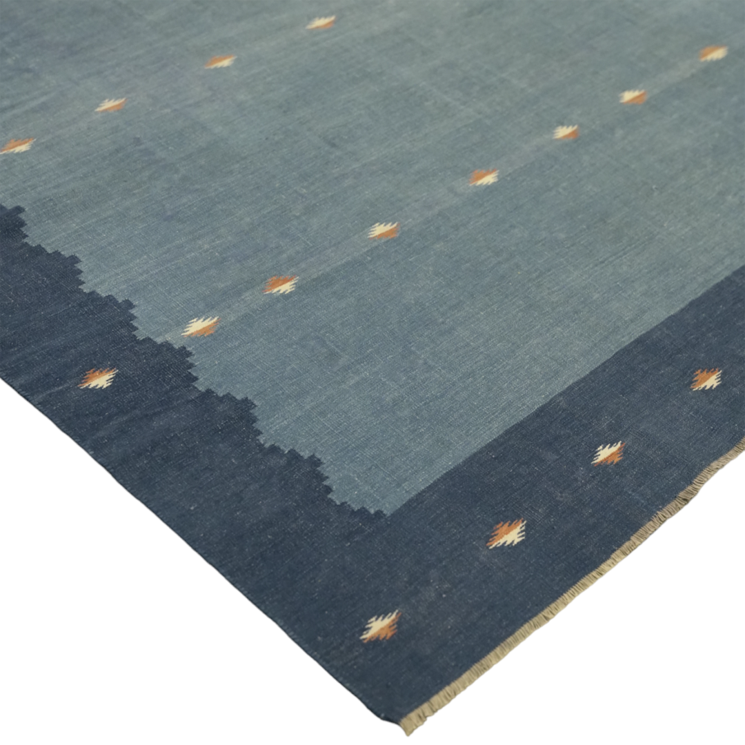 Vintage Dhurrie Square Rug