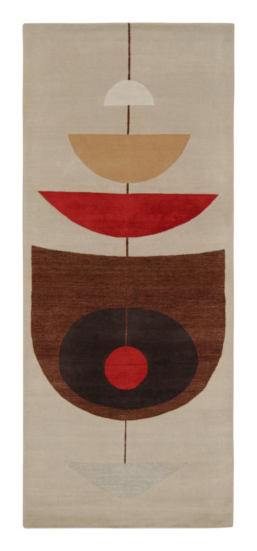 Jenn Ski Beige Mid-Century Modern rug