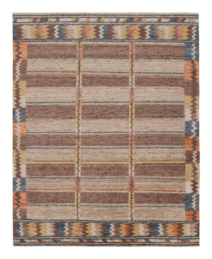 Scandinavian Rug with Geometric Patterns