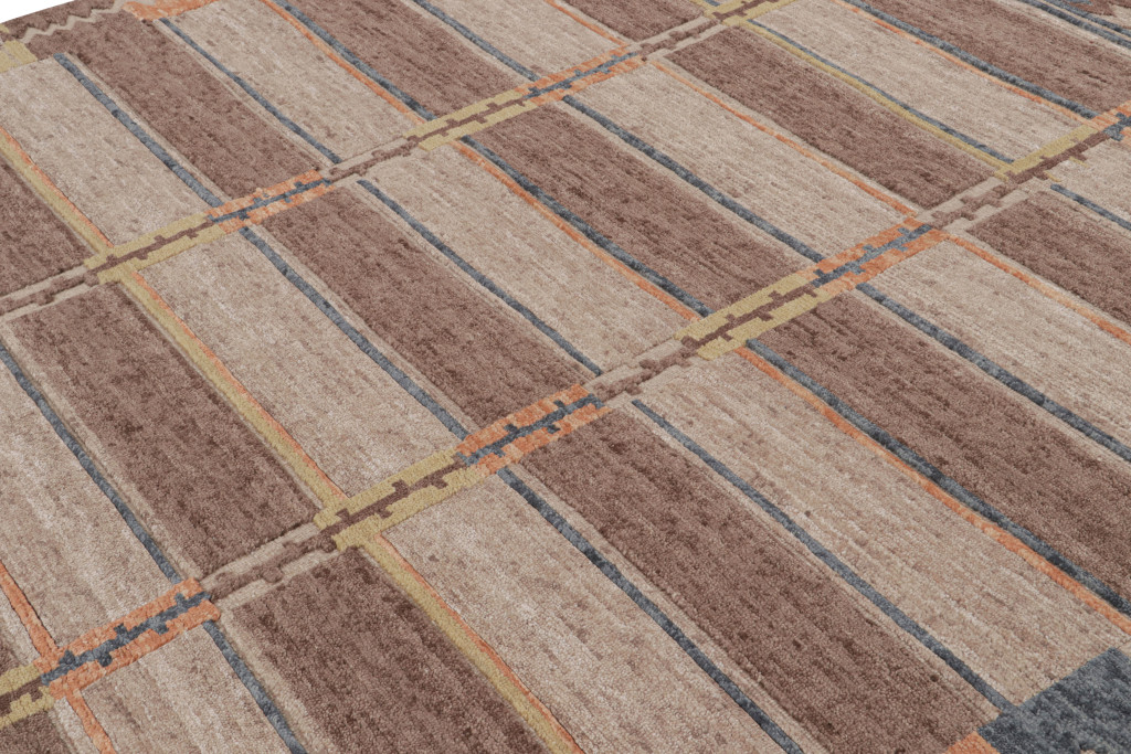 Scandinavian Rug with Geometric Patterns