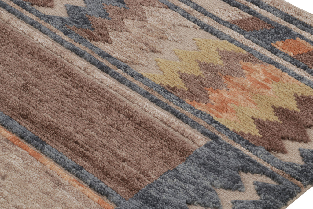 Scandinavian Rug with Geometric Patterns