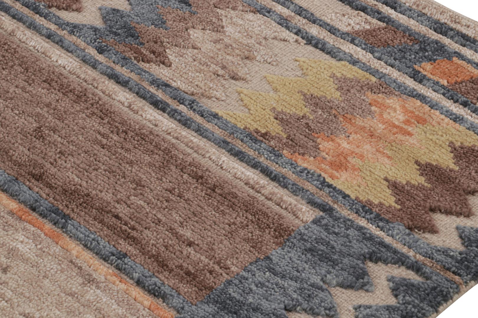 Scandinavian Rug with Geometric Patterns