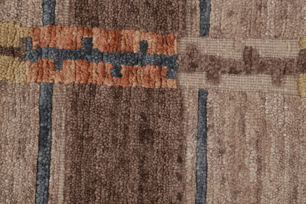 Scandinavian Rug with Geometric Patterns