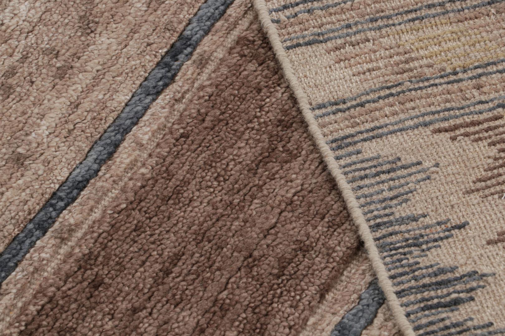 Scandinavian Rug with Geometric Patterns